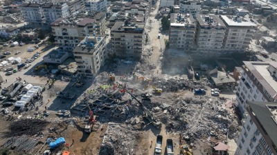 أثار الزلزال المدمر في ولاية غازي عنتاب (وسائل إعلام تركية)