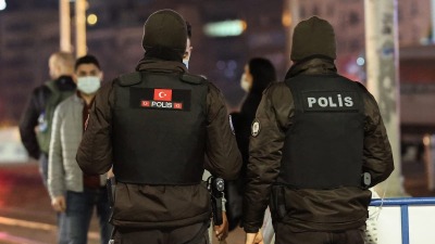 الشرطة التركية في مدينة إسطنبول - 28 من كانون الأول 2020 (الأناضول)