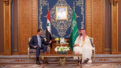ولي العهد السعودي محمد بن سلمان يلتقي بشار الأسد بعد اختتام أعمال القمة العربية 