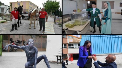 مشاهد طريفة من الانتخابات التركية 2023 | فيديو + صور