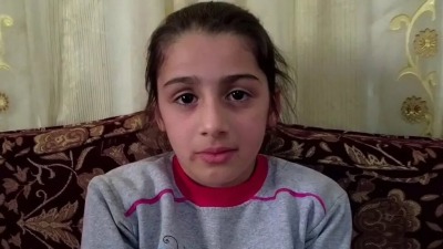 الطفلة السورية رغد