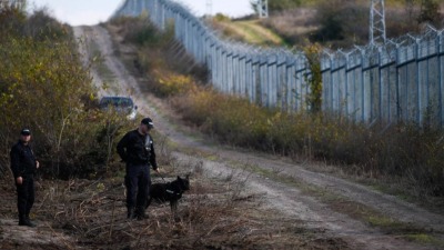 السياج الحدودي بين تركيا وبلغاريا