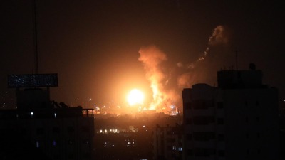قصف إسرائيلي على غزة - رويترز
