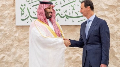 بشار الأسد بضيافة ولي العهد السعودي محمد بن سلمان في قمة جدة