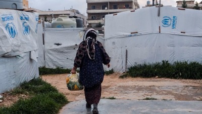 مخيم للاجئين السوريين في لبنان (رويترز)