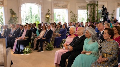 حضور ملكي في زفاف الحسين
