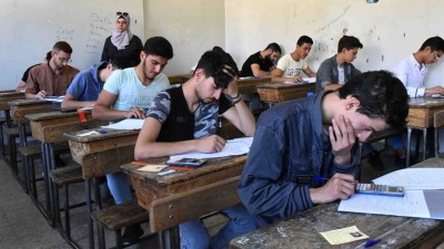 من امتحانات الشهادة الثانوية في دمشق - "صحيفة تشرين"