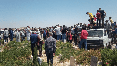 مقتل 4 أشخاص خلال عملهم في الحصاد قرب تلبيسة شمالي حمص