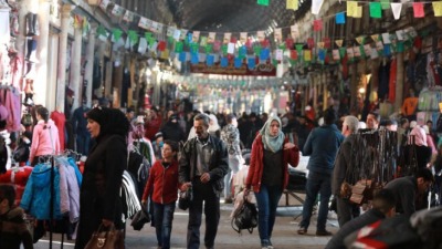 سوق الحميدية في دمشق (AFP)