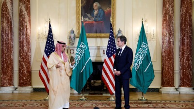وزير الخارجية الأميركي ونظيره السعودي