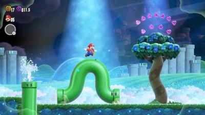 لقطة من لعبة "سوبر ماريو" الجديدة (Nintendo)