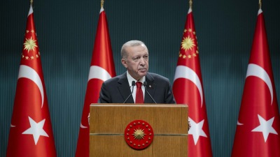 أردوغان عقب رئاسته الاجتماع الأول للحكومة الجديدة في أنقرة - الأناضول