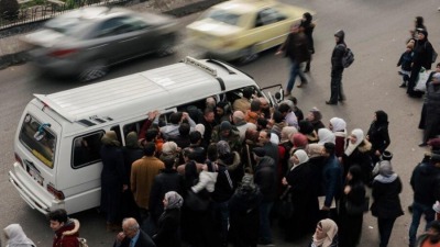 عطل في جهاز الـ"GPS" يحرم"سرافيس" دمشق من المازوت