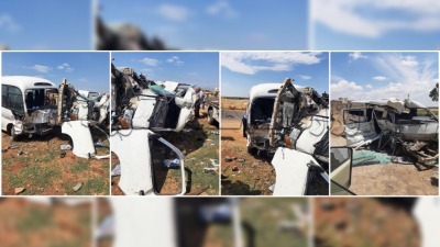 حادث سير  في حماة يخلف عدداً من القتلى والجرحى