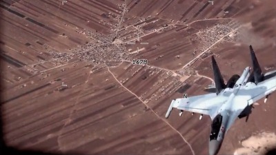 اشتباك جوي بين طائرات روسية ومسيرات أميركية في سماء مدينة الباب