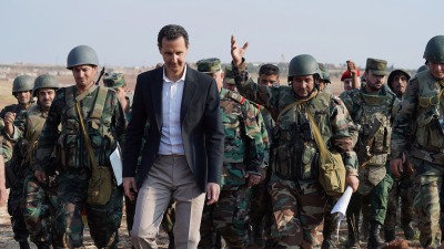 بشار الأسد يزور قواته في جنوب غربي محافظة إدلب - 22 تشرين الأول 2019 (رئاسة الجمهورية)