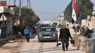 حاجز لقوات النظام السوري في درعا