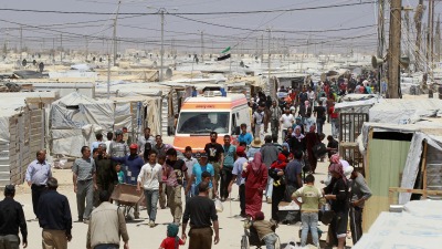 مخيم الزعتري للاجئين السوريين في الأردن - رويترز