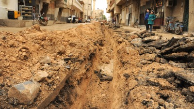 حفريات في ريف دمشق - سانا