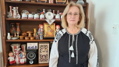 الأوكرانية أوداركا بريكو التي جرى تكريمها في أستراليا لحفظها ثقافة بلدها ولغته
