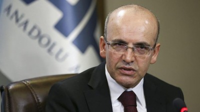 وزير الخزانة والمالية التركي محمد شيمشك 