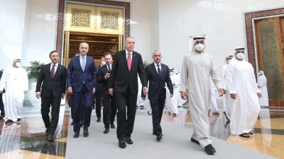 أردوغان في زيارة سابقة إلى الإمارات العربية المتحدة