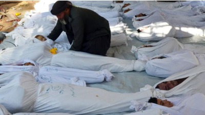 من ضحايا مجزرة الغوطة