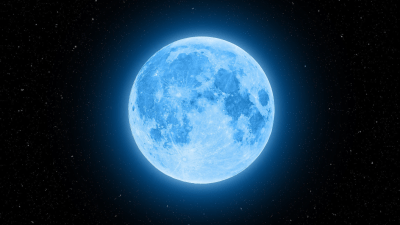"القمر الأزرق" لن يظهر مرة أخرى حتى عام 2026