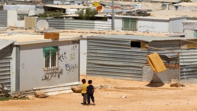 أطفال في مخيم الزعتري بالأردن
