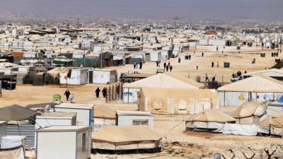 مخيم الزعتري للاجئين السوريين في الأردن