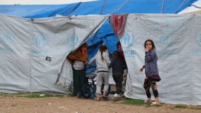 أطفال في مخيم "روج" شمال شرق سوريا - الشرق الأوسط