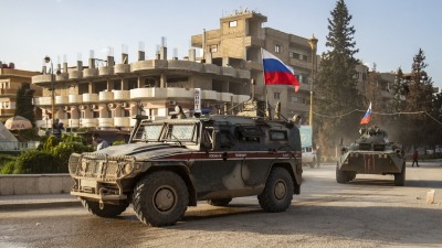 دورية للشرطة العسكرية الروسية في سوريا - AFP