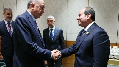 السيسي وأردوغان يلتقيان على هامش قمة العشرين ـ الأناضول