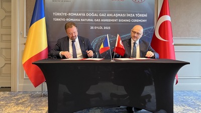 تركيا توقع اتفاقية لتصدير الغاز الطبيعي إلى رومانيا