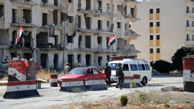 حاجز لقوات النظام السوري - AFP