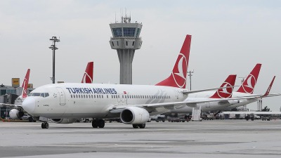 طائرة تابعة للخطوط الجوية التركية (الأناضول)