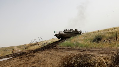 دبابة إسرائيلية في الجولان المحتل ـ رويترز