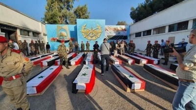 ارتفاع قتلى الكلية الحربية إلى 89 شخصا والنظام السوري يعلن الحداد