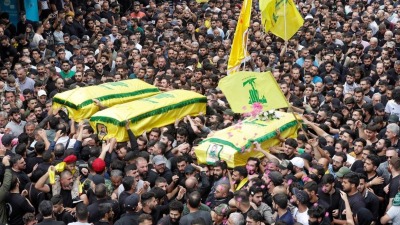 حزب الله يشييع قتلاه في المناوشات على الحدود مع إسرائيل