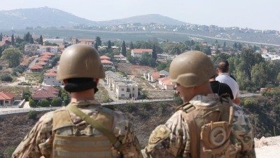 الجيش اللبناني قرب الخيام على الحدود اللبنانية ـ رويترز