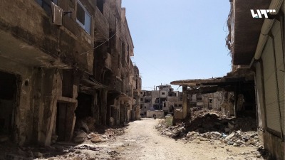 جانب من الدمار الذي لحق الأحياء جنوبي دمشق ـ خاص