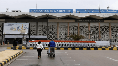 النظام السوري يعلن عودة مطار دمشق الدولي إلى الخدمة