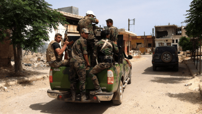عناصر من قوات النظام السوري في درعا - AFP
