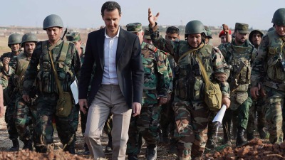 بشار الأسد وجنوده