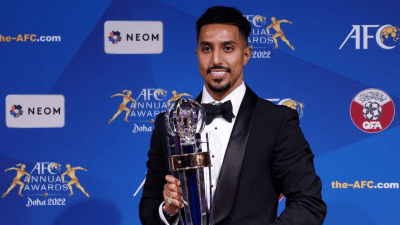 سالم الدوسري يفوز بجائزة أفضل لاعب آسيوي لعام 2022