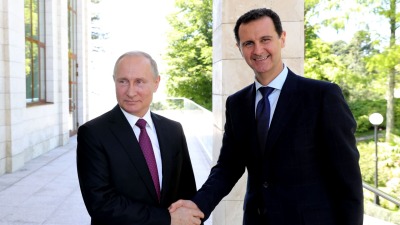 مجرما الحرب: الأسد وبوتين وكلاهما صدرت بحقه مذكرة اعتقال دولية