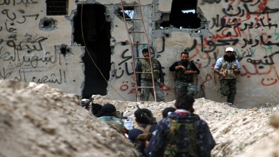 قوات من ميليشيا الدفاع الوطني في حمص