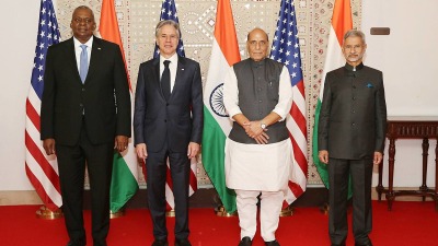 اتفاق 2+2 بين الهند والولايات المتحدة.. احتواءٌ للصين أم استعداد للحرب