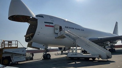 طائرة شحن إيرانية تهبط في مطار تدمر وعلى متنها قيادات عسكرية إيرانية