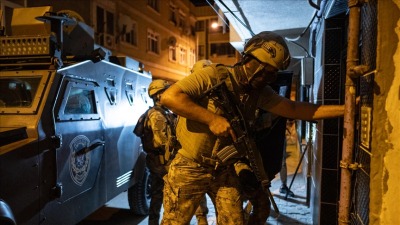 قوات الأمن التركية تعتقل أفراداً يشتبه بصلتهم بحزب العمال الكردستاني